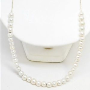 14K Gold Pearl Necklace